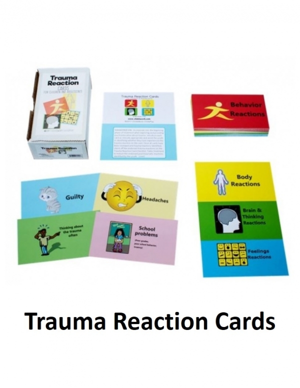 Trauma Reaction Cards<br>